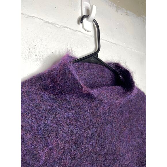 Eileen Fisher Womens Cowl Mock Neck Wool Mohair Blend Sweater Size Small - Picture 2 of 9